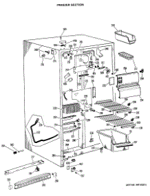 02 - Freezer Section parts for Ge Refrigerator CSX20EHB from AppliancePartsPros.com