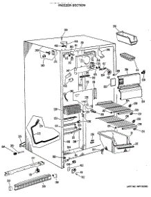 02 - Freezer Section parts for Ge Refrigerator CSX22EHB from AppliancePartsPros.com