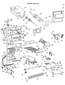 02 - Freezer Section parts for Ge Refrigerator CSX24XJD from AppliancePartsPros.com