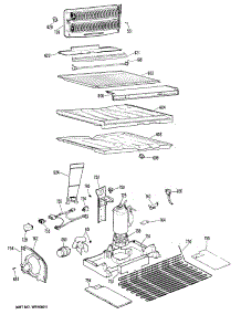 03 - Section3 parts for Ge Refrigerator CTX21GKBR from AppliancePartsPros.com