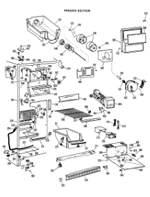02 - Freezer Section parts for Ge Refrigerator CSX24DJF from AppliancePartsPros.com