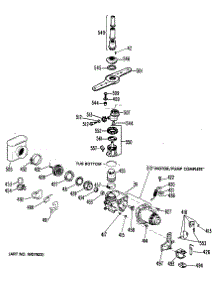 03 - Section3 parts for Ge Dishwasher HDA2600K01 from AppliancePartsPros.com