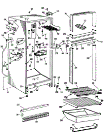 02 - Section2 parts for Ge Refrigerator CTF16CKBL from AppliancePartsPros.com