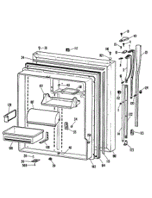 02 - Section2 parts for Ge Refrigerator CTX22DKBL from AppliancePartsPros.com
