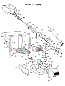 03 - Section3 parts for Ge Refrigerator CTX22DKBR from AppliancePartsPros.com