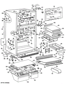 04 - Section4 parts for Ge Refrigerator CTX22DKBL from AppliancePartsPros.com