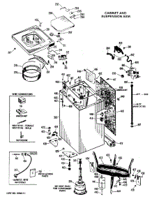 03 - Cabinet And Suspension Asm. parts for Ge Washer WLW3600BBL from AppliancePartsPros.com