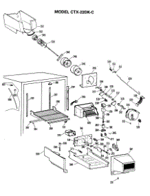 04 - Section4 parts for Ge Refrigerator CTX22DKCL from AppliancePartsPros.com