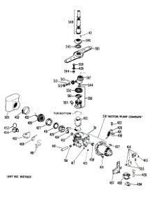 03 - Section3 parts for Ge Dishwasher HDA2600K03 from AppliancePartsPros.com