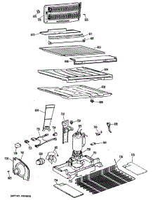03 - Section3 parts for Ge Refrigerator CTX19GKJR from AppliancePartsPros.com