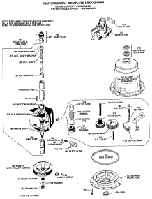 04 - Transmission - Complete Breakdown parts for Ge Washer WLW5900MAL from AppliancePartsPros.com