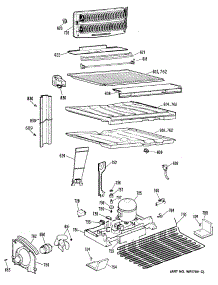 03 - Section3 parts for Ge Refrigerator CTH18ERERAD from AppliancePartsPros.com