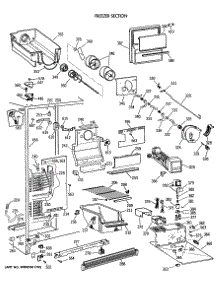 02 - Freezer Section parts for Ge Refrigerator CSK24GRTCAD from AppliancePartsPros.com