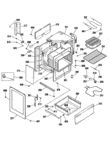 04 - Section4 parts for Ge Range LEB326GT1AD from AppliancePartsPros.com