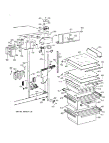 03 - Fresh Food Section parts for Ge Refrigerator TFZ22JRYDWW from AppliancePartsPros.com