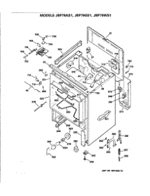 02 - Section2 parts for Ge Range JBP79AS1 from AppliancePartsPros.com