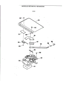 04 - Lock parts for Ge Range RB754N7AD from AppliancePartsPros.com