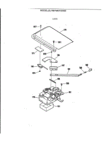 04 - Lock parts for Ge Range RB756GT2WW from AppliancePartsPros.com