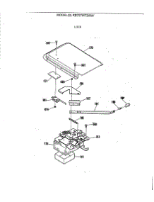 05 - Lock parts for Ge Range RB757WT2WW from AppliancePartsPros.com