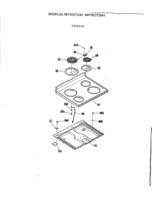 03 - Cooktop parts for Ge Range RB755GT2AD from AppliancePartsPros.com