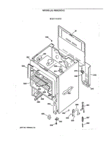 02 - Body Parts parts for Ge Range RB525GV2 from AppliancePartsPros.com