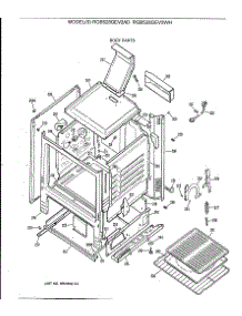 03 - Body Parts parts for Ge Range RGB528GEV2AD from AppliancePartsPros.com