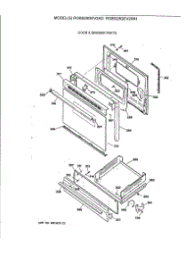 04 - Door & Drawer Parts parts for Ge Range RGB528GEV2AD from AppliancePartsPros.com