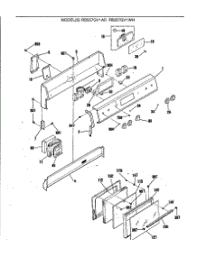 03 - Section3 parts for Ge Range RB557GV1AD from AppliancePartsPros.com