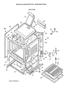 03 - Body Parts parts for Ge Range RGB528GET2AD from AppliancePartsPros.com