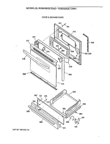 04 - Door & Drawer Parts parts for Ge Range RGB528GET2AD from AppliancePartsPros.com