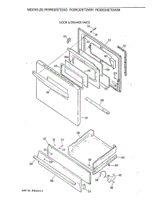 04 - Door & Drawer Parts parts for Ge Range RGB532ET2AD from AppliancePartsPros.com