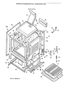 04 - Body Parts parts for Ge Range RGB528GEV1AD from AppliancePartsPros.com