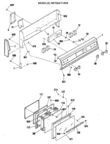 03 - Section3 parts for Ge Range RB756GT1WW from AppliancePartsPros.com