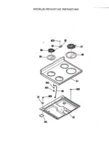 02 - Section2 parts for Ge Range RB754GT1AD from AppliancePartsPros.com