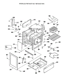 04 - Section4 parts for Ge Range RB754GT1AD from AppliancePartsPros.com