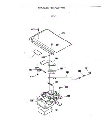 04 - Lock parts for Ge Range RB757WT1WW from AppliancePartsPros.com
