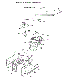 04 - Lock & Oven Door parts for Ge Range RB787WT2WW from AppliancePartsPros.com