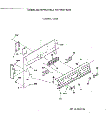 06 - Control Panel parts for Ge Range RB755GT3AD from AppliancePartsPros.com