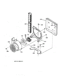 06 - Blower parts for Ge Range RF725GT1BG from AppliancePartsPros.com