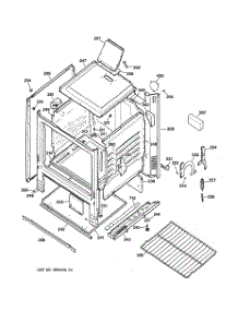 03 - Body Parts parts for Ge Range RGB508BPW1AD from AppliancePartsPros.com