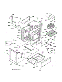03 - Body Parts parts for Ge Range RB787GT4BB from AppliancePartsPros.com