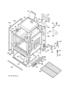 03 - Body Parts parts for Ge Range RGB508ET4AD from AppliancePartsPros.com
