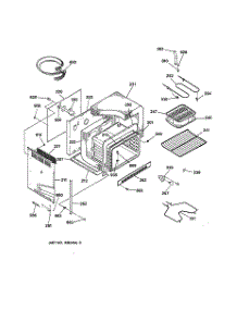 03 - Body Parts parts for Ge Range RF512GL2 from AppliancePartsPros.com