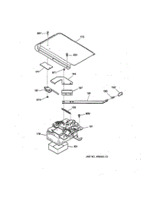 05 - Lock parts for Ge Range RB754Y1AD from AppliancePartsPros.com