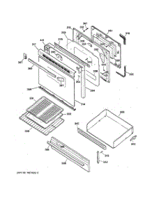 04 - Door & Drawer Parts parts for Ge Range RGB750SEY1WW from AppliancePartsPros.com