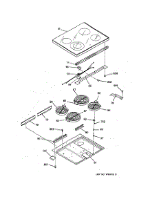 02 - Cooktop parts for Ge Range RB787WY2WW from AppliancePartsPros.com