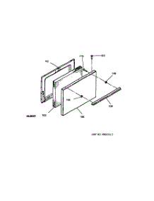 04 - Door parts for Ge Range RB502S3WH from AppliancePartsPros.com