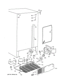 04 - Unit Parts parts for Ge Refrigerator MRSC20KWXDAD from AppliancePartsPros.com