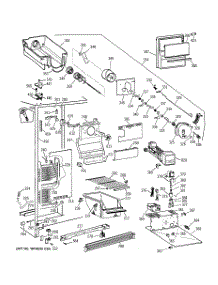 02 - Freezer Section parts for Ge Refrigerator MST25GRYDWW from AppliancePartsPros.com