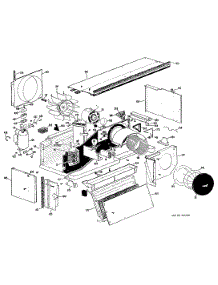 02 - Section2 parts for Ge Air Conditioner A3B568EPFSQ1 from AppliancePartsPros.com